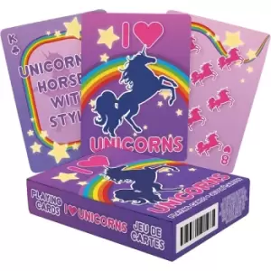 Image of I Heart Unicorns Playing Cards