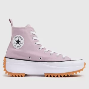 Image of Converse Lilac Run Star Hike Recycled Hi Trainers