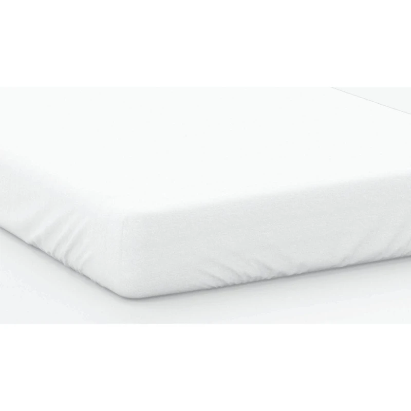 Image of Belledorm Easy Care 200 Thread Count Cotton Polyester Percale Platform Valance in Ivory Size: Single Ivory Unisex Single