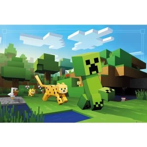 Image of Minecraft Ocelot Chase Maxi Poster