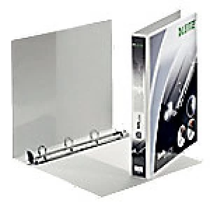Image of Leitz Ring Binder 4 ring 20 mm Polypropylene, Cardboard A4+ White