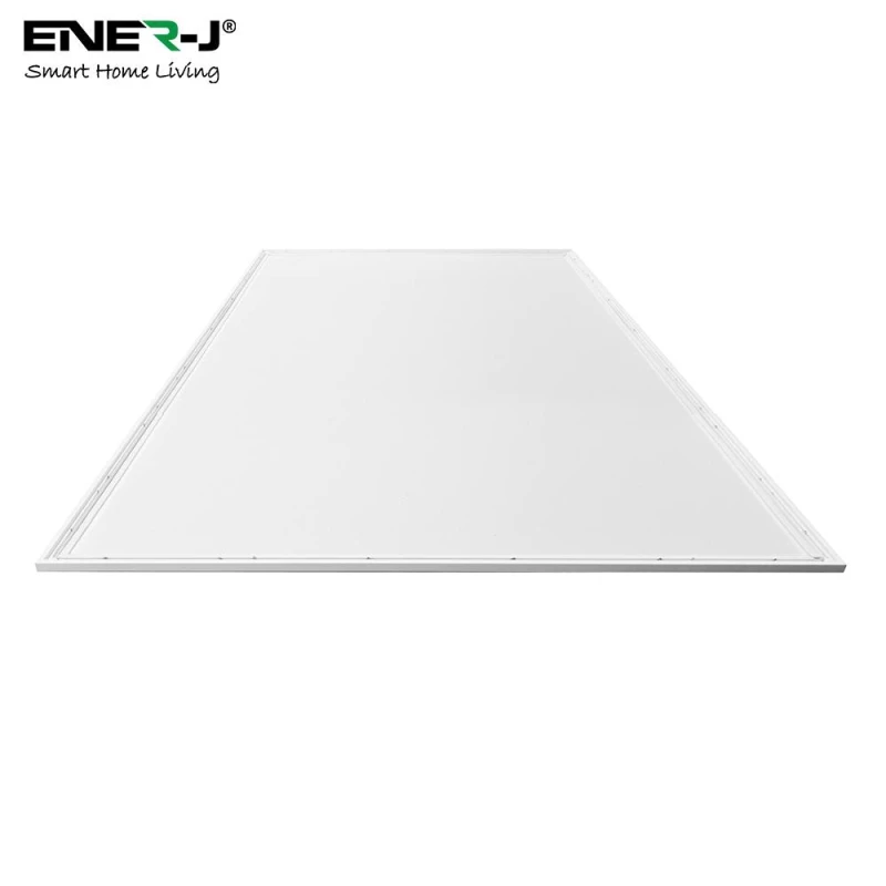 Image of ENER-J 1195x595 60W LED Panel Light Pack of 2 CCT Switchable 3000K in White White Unisex
