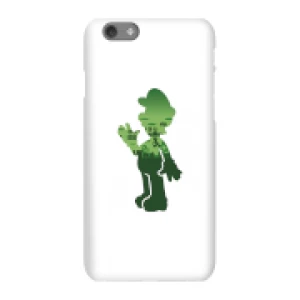 Image of Nintendo Super Mario Luigi Silhouette Phone Case - iPhone 6S - Snap Case - Gloss
