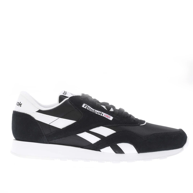 Image of Reebok Core Black / Cloud White Classic Nylon Shoes Black Female 4 214363UK