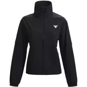 Image of Under Armour Project Rock Woven Jacket Ladies - Black