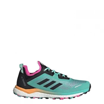 Image of adidas Terrex Agravic Flow Trail Running Shoes Womens - Acid Mint / Core Black / Screa
