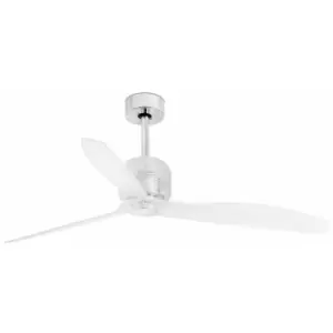 Image of Faro DECO - Chrome Ceiling Fan LED With DC Smart Motor - Remote Included