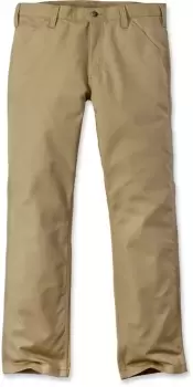 Image of Carhartt Rugged Stretch Canvas Pants, beige, Size 38, beige, Size 38