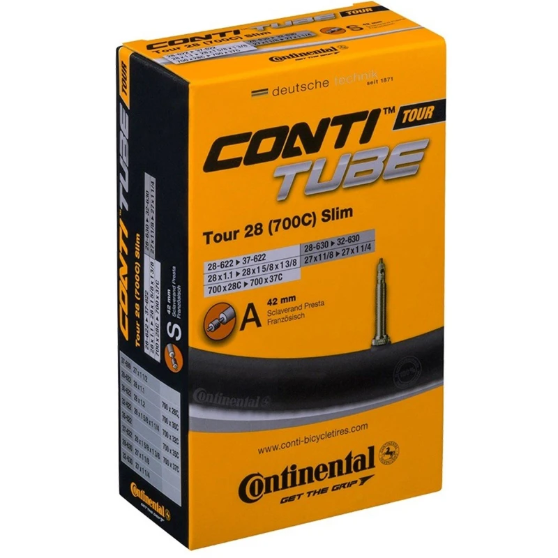 Image of Continental Tour28 Inner Tube 28-622 -37-622 - Black One Size