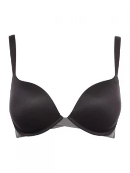 Image of Spanx Pillow Cup Signature Push Up Plunge Bra Black