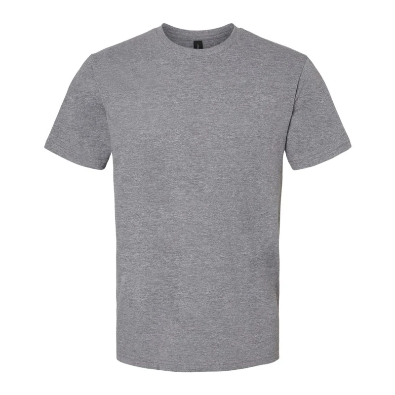 Image of Gildan Mens Softstyle Midweight T-Shirt in Light Grey Size: Small Light Grey Male S