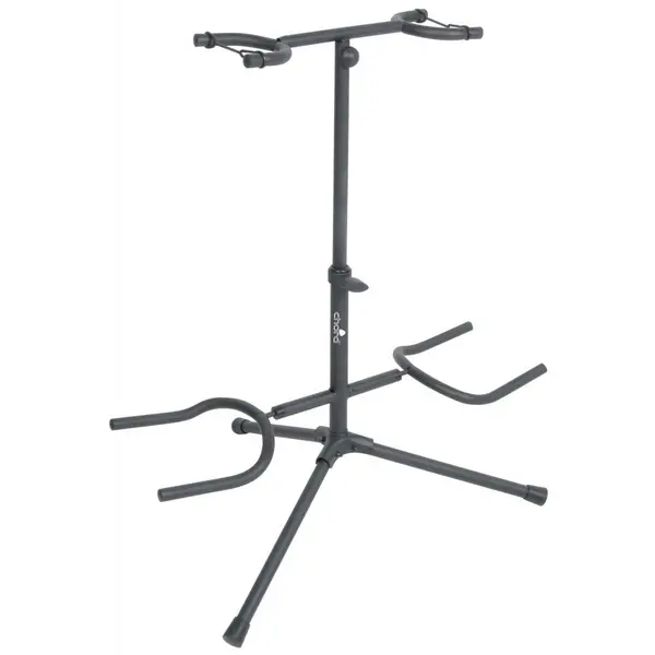 Image of Chord Chord Dual Twin Guitar Stand with Neck Support Bass Acoustic 2 Way GS-2