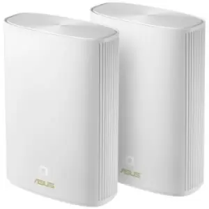 Image of Asus ZenWiFi AXHybr (XP4) AX1800 2Pk Mesh network 1300 MBit/s 2.4 GHz, 5 GHz