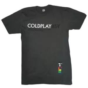 Image of Coldplay - X & Y Under The Surface Unisex Small T-Shirt - Green