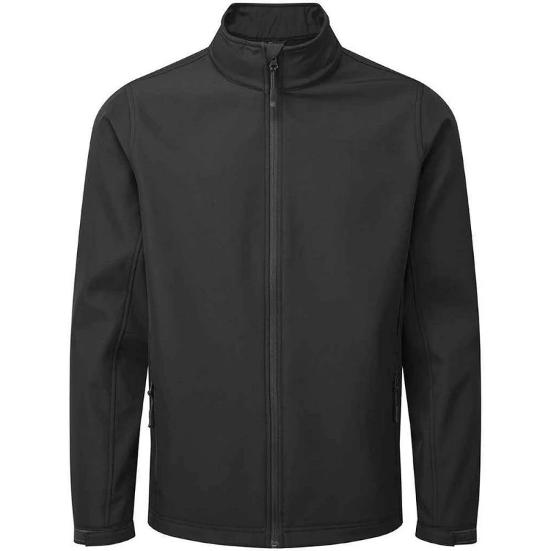 Image of Premier Premier Men Wind Resistant Soft Shell Jacket in Black Size: Small Black S Male 5063238301580