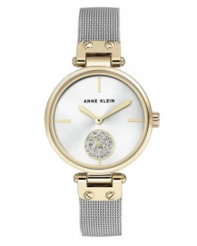 Image of Ann Klein Ladies Silver Stainless Steel Bracelet Watch