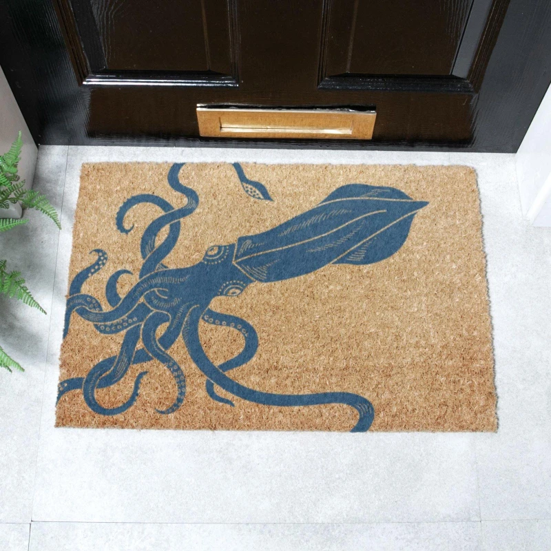 Image of Artsy Doormats Squid Coir Doormat (60 X 40Cm)