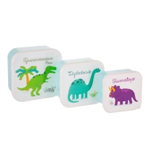 Image of Sass & Belle (Set of 3) Roarsome Dinosaurs Lunch Boxes