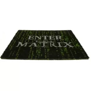 Image of The Matrix Door Mat (60cm x 40cm) (Black/Green)