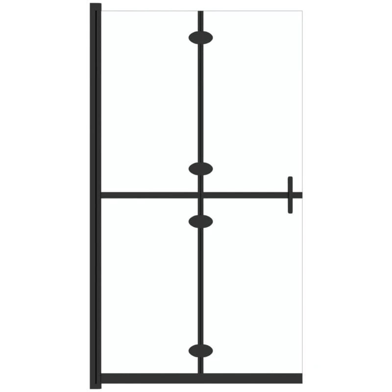Image of VIDAXL Vidaxl - Foldable Walk-in Shower Wall Transparent esg Glass 110x190cm 8720286640180