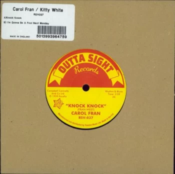 Image of Kitty White Knock Knock / I'm Gonna Be A Fool Next 2013 UK 7" vinyl RSV037