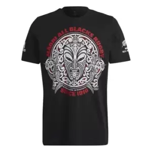 Image of adidas Maori Graphic T-Shirt Mens - Black