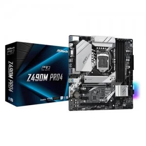 Image of ASRock Z490M Pro4 Intel Socket LGA1200 H5 Motherboard