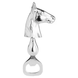 Image of Silver Nickel Horse Bottle Opener