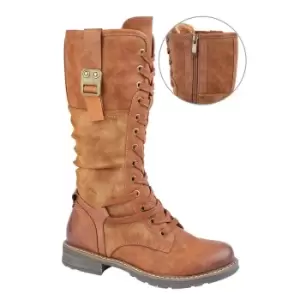 Image of Cipriata Womens/Ladies Gabriela Knee-High Boots (9 UK) (Tan)