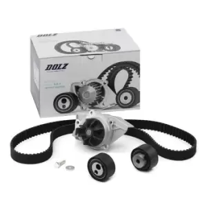 Image of DOLZ Water Pump + Timing Belt Kit FIAT,PEUGEOT,CITROEN KD072