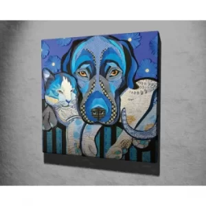 Image of KC340 Multicolor Decorative Canvas Painting