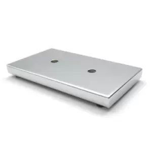 Image of GTV Chrome Feet Legs Sofa Beds Cupboard Cabinets Kitchen - Size 20mm