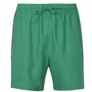 Image of Calvin Klein Taped Drawstring Swim Shorts - Mint 3