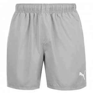 Image of Puma Football Training Shorts Mens - Grey/White