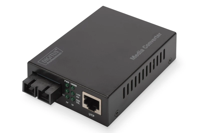 Image of Digitus Gigabit Media Converter. RJ45 / SC