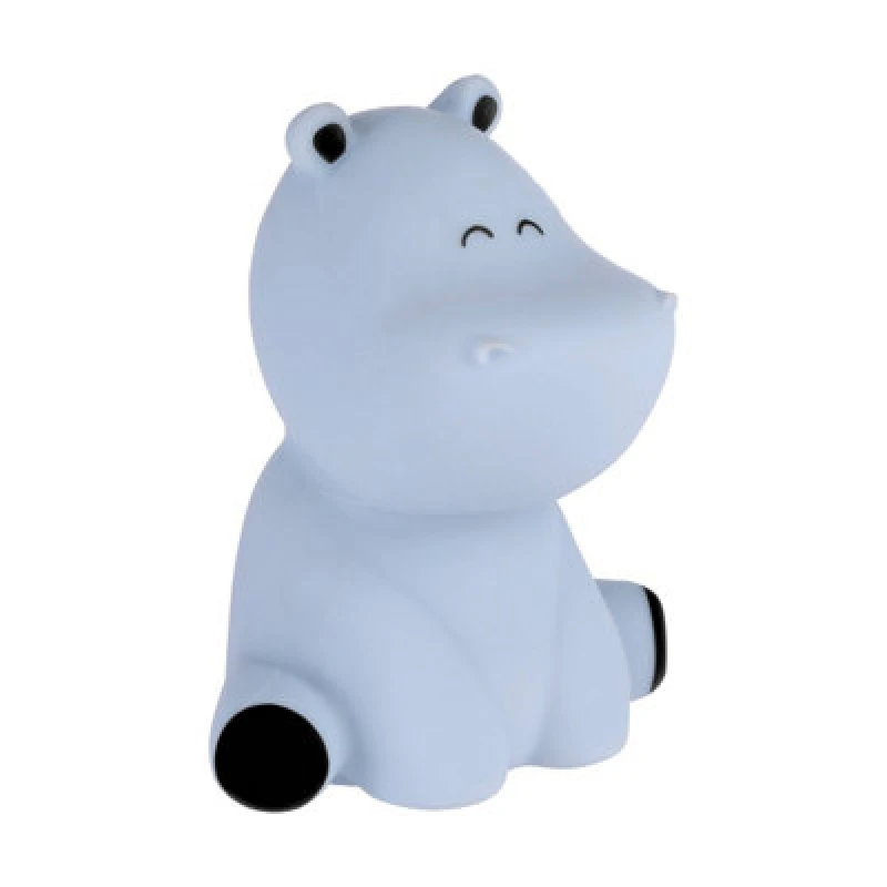 Image of EGLO Eglo Castellino, Hippo Night Light / Table Lamp for Kids in Pale Blue Pale Blue One Size Unisex 9002759759452
