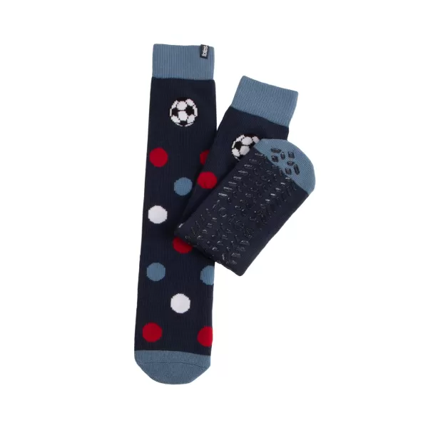 Image of totes Toasties Original Football Slipper Socks MultiColoured