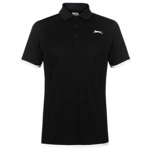 Image of Slazenger Court Polo Mens - Black