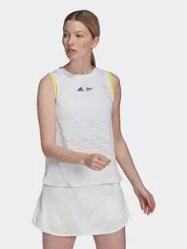 Image of adidas Tennis London Match Tank Top, White Size M Women