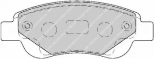 Image of Ferodo FDB1790 Brake Pad Set Front Axle Premier Car