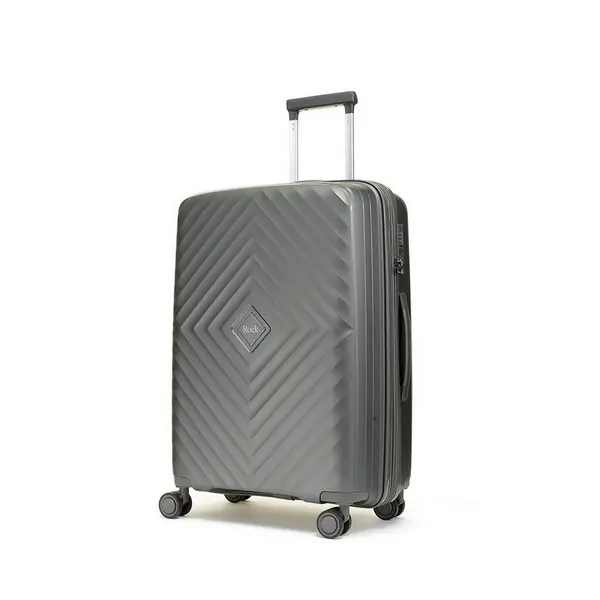 Image of Rock Luggage Infinity KZ29201 Medium Hardshell Charcoal Suitcase