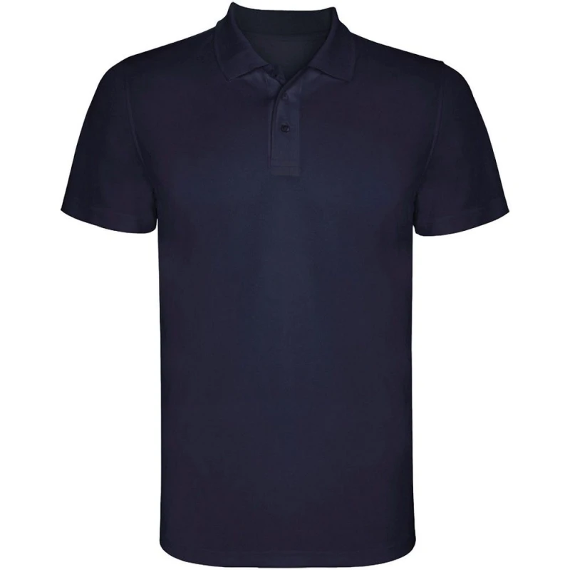 Image of ROLY ROLY Men Monzha Short-Sleeved Polo Shirt in Navy Size: Small Navy S Male 5063470829040