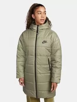Image of Nike Nsw Synthetic Repel HD Parka - Olive, Olive Size M Women
