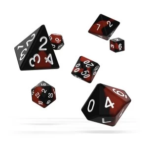 Image of Oakie Doakie Dice RPG Set Glow in the Dark (Lava)