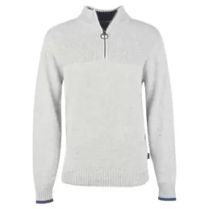 Image of Barbour Shoal Half Zip Sweatshirt - Grey