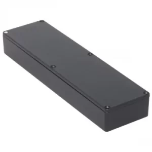 Image of Hammond 1590BX2BK Diecast Enclosure 254 x 70 x 34.5 Black