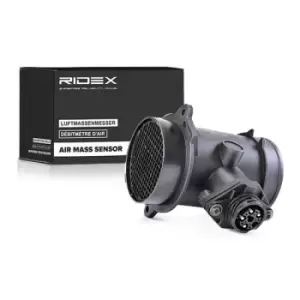 Image of RIDEX Mass air flow sensor 3926A0046 Air mass sensor,MAF sensor MERCEDES-BENZ,SSANGYONG,C-Klasse Limousine (W202),Stufenheck (W124)