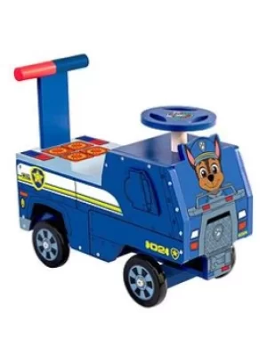 Image of Paw Patrol Paw Patrol Chase Wooden Ride on, One Colour