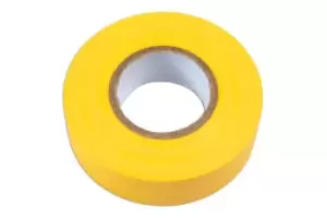 Image of Connect 36895 Yellow PVC Insulation Tape 19mm x 20m - Pack 1