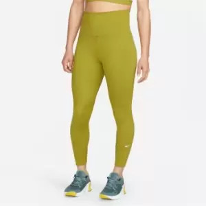 Image of Nike One Cropped Tights Womens - Green